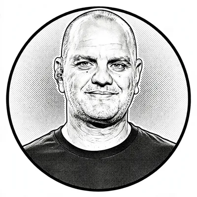 Amir Baruch, comic portrait